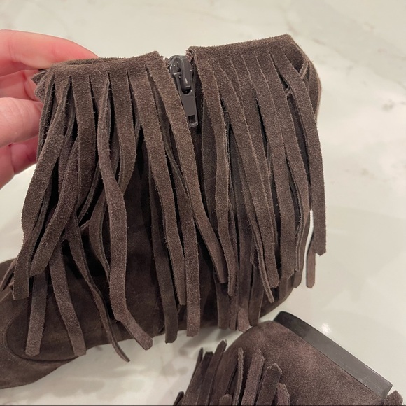 Sam Edelman brown fringe booties - Picture 11 of 16